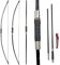 ZSHJGJR Bogenschießen 64zoll 25-70lbs Englischer Langbogen Take Down Traditional Demontierbarer Langbogen LangbogenSet Recurvebogen Bogen und Pfeil Set Jagd Bogen Erwachsene Anfänger (65lbs, Set 1)
