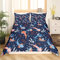 Kinder Axolotl Bettbezug,Cartoon Axolotl Design Bettwäsche Set Mikrofaser Weich für Kinderzimmer Dekor,Lila Küste Sealife Quilt Cover Kawaii Fisch Meer Unkraut Tröster Bezug mit 1 Kissenbezug,155x220