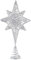 BUGUUYO 1stk Weihnachtsbaumspitze Stern Weihnachtsbaum-sternspitze Christbaum Spitzen Feiertagssternverzierung Sternbaumkrone Weihnachtsdekoration Baum Topper Eisen Weihnachten Baumschmuck