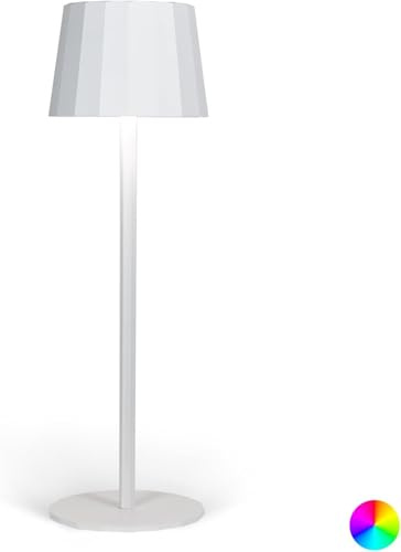 Wilmà Rainbow Lampada da Tavolo Led RGB Impermeabile Autonomia 23h | Lampada da Scrivania in Alluminio IP54, Lampada Dimmerabile Led Ricaricabile Senza Fili con Touch Control e Antiribaltamento