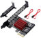 Scheda controller PCIE 1X a SATA 3.0, schede di espansione PCIE 2 porte SATA III 6Gbps, supporto SSD e HDD per Windows7/8/10/XP/linux/Vista