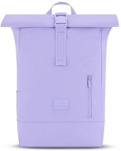 Johnny Urban Rucksack Damen & Herren Lila - Robin Medium - Rolltop Mit Laptopfach für Uni Business Fahrrad - 15L - Nachhaltig - Wasserabweisend