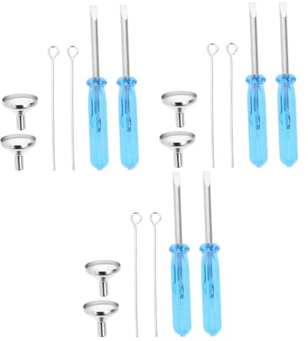 BESPORTBLE 6sätze Mini Trichterset Aus Edelstahl Für Urnenfüllung Teiliges Set Für Einäscherung Schmuck Andenken Inkl Schraubendreher Für Einfache Handhabung Und Transport