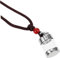 ANDRESLAD Empty Vial Necklace Pendant and Container Necklace Decorative Piece Titanium Steel Material Pendant Necklace