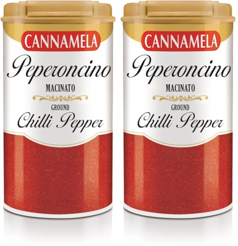 Cannamela, La Dispensa, Peperoncino Macinato, Confezione da 140g, Piccantezza e Sapore Deciso, Adatto a Sughi e Carni alla Brace, Ideale nelle Conserve