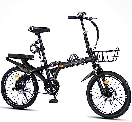 Faltrad High Carbon Steel Mountain Faltrad Scheibenbremse für Erwachsene - rutschfestes faltbares Fahrrad für Männer und Frauen - leichtes und tragbares faltbares Fahrrad