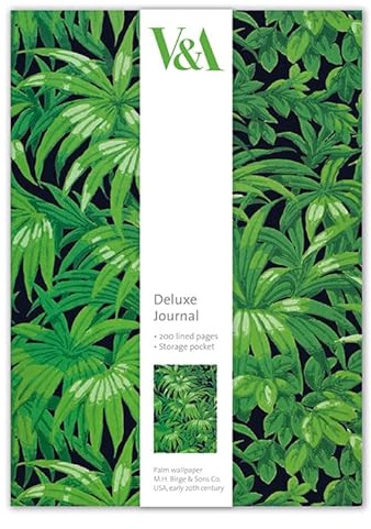 Museums & Galleries V&A Palm Wallpaper Deluxe Lined Journal