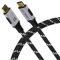LINKUP - Cable USB 4.0 240W 40Gbps Tipo-C Thunderbolt 4 [1,5m] Vídeo 8K@60Hz Carga y datos rápidas Recubierto duradero Compatible con iPhone 15/16 Pro/Max, MacBook Pro/Air, iPad Pro, Galaxy S23
