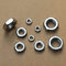 El tornillo 10 tuercas hexagonales finas de acero inoxidable de tamaño selecto, rosca izquierda(M14 x 1.25mm)