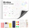 Tableau Blanc Magnetique, 40 X 60 cm Tableau d'écriture Blanc Magnétique, Adhesif Tableau Blanc Effacable Autocollant, AntiTaches, Inclut 8 Stylo Marqueur et Effaceur pour le Dessin des Enfants