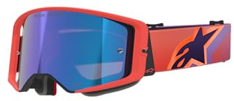Alpinestars Supertech Vision Corp Motocross Brillen, rot