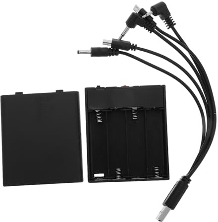 Batteriebox Feuerfest, Kunststoff, Schwarze Notstromversorgung | Hohe , Lange Laufzeit, Starke Kompatibilität, Multifunktionsdesign für Verschiedene Szenarien