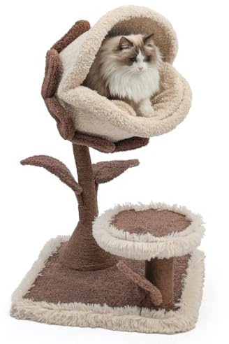 CanadianCat Company | Katzenbaum Bloom - braun-beige | ca. 60 x 60 x 106 cm