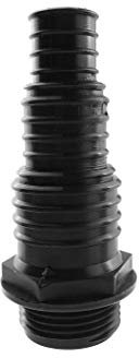 MULTI SIZE HOSE TAIL CONNECTORS FOR CORRUGATED POND PIPE(RANGE OF SIZES) SENT FROM UK! (1BSPM-/20/25/32MM)