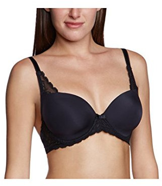 Triumph Damen Amourette Spotlight WHP BH Gr. 80C , schwarz - schwarz
