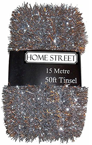 Espumillón extralargo de 15 m de Homestreet® para la decoración de Navidad