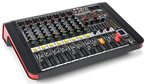 Power Dynamics PDM-M804A 8-Kanal-Mischpult mit eingebautem Verstärker