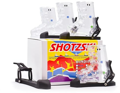 ShotzSki - Self-Install Boot and Binding 4-Pack (Black)