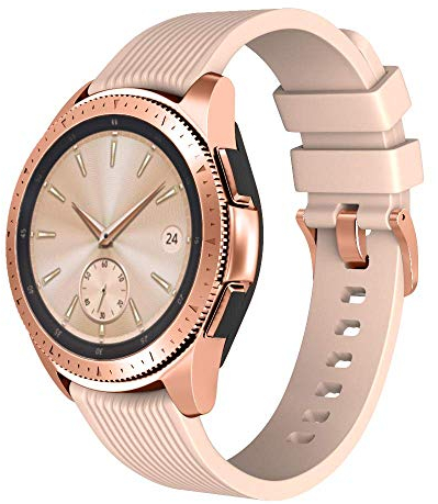 für Galaxy Watch 4/5 40mm 44mm/Watch 42mm/6/Watch 3 41mm Armband, 20mm Silikon Armband für Samsung Galaxy Watch 5 Pro 45mm/4 Classic 42mm 46mm/Active 2 40/44mm/Gear Sport