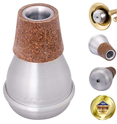 Libretto Trompeten-Dämpfer AC011-7, Übungsdämpfer aus Aluminium, ideal für Übungszwecke