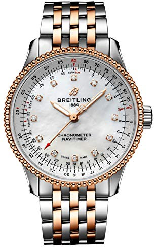 Breitling Navitimer Automatik 35 mm U17395211A1U1, Perle, Armband, pearl, Armband