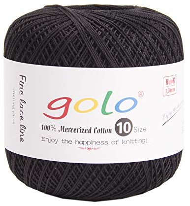 golo Häkelgarn Größe 10 für handgestricktes Häkelgarn