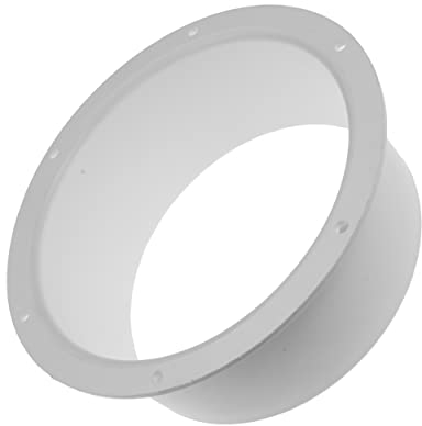 Vent Systems 150 mm Lüftungskanalverbinder Flansch gerade Lüftungsrohr Kunststoff Kanalverbinder Platte für Kühlung Heizung Lüftungssystem HVAC 15 cm