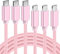 Quntis USB C to Lightning Cable MFi Certified, 3Pack 2M Nylon Braided iPhone Fast Charging Cable Power Delivery Lightning to Type C Charger Cord for iPhone 14 13 12 11 Pro Max X XS XR 8 Plus iPad
