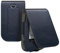 MEDMAX Hülle für Freestyle Libre 3/2 / Libre Reader Blutzuckermessgerät, stoßfeste Kunstleder Schutzhülle Cover mit Karabiner-Clip und Handschlaufe für Diabetiker, Marineblau