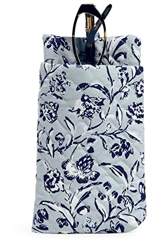 Vera Bradley Custodia per Occhiali Doppia Accessorio, Perennials Gray-Cotone Riciclato, Etichettalia Unica Donna