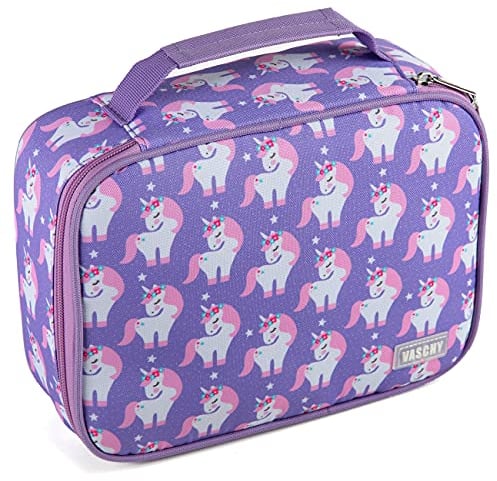 VASCHY Große Federmäppchen, Multi Fächer Federmappe Mäppchen Organizer 72 Stück Etui Schule Federtasche Maeppchen für Mädchen Einhorn