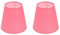 Uonlytech Tischlampenschirm Pink Tischlampenschirm Ersatz Lampenschirm Tischlampe 2er- Pack Lampenschirm Stoff Kronleuchter Lampenschirm Tischlampe Lampenschirm Tischlampenabdeckung Ersatz: E14- Fass