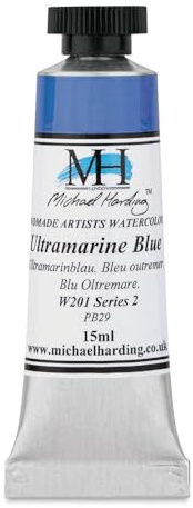 Michael Harding Professional Watercolors - 15ml Tubes (Ultramarine Blue)