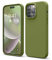 elago Liquid Silicone Case Kompatibel mit iPhone 14 Pro Max Hülle (6.7), Hochwertiges Silikon, Ganzkörperschutz - 4 Schichten stoßfeste Handyhülle, kratzfestes weiches Mikrofaserfutter (Zenderngrün)