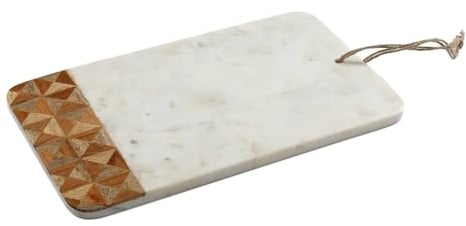 Marble and Wood Patterned Chopping Board