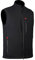 Ambick Krayz Gilet d'extérieur Softshell coupe-vent doublé polaire, gilet de course sans manches pour voyage, golf, randonnée (FR/ES, Alpha/lettres, 3TG, Taille normale, Taille normale, Noir)