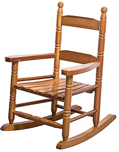 Schaukelstuhl, Relaxstuhl Kinder-Schaukelstuhl aus Holz für Mädchen und Jungen, Schaukelstuhl für Kinder im Alter von 1–8 Jahren, Schaukelstuhl für Kinder im Innen- und Außenbereich, Terrasse, Verand