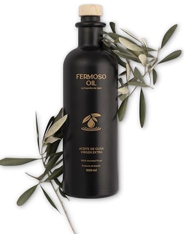 FERMOSO Olivenöl - Natives Olivenöl Extra (500ml) - 100 Prozent Picual-Oliven, kaltgepresst, polyphenolreich, DOP Sierra Mágina aus Spanien, Andalusien