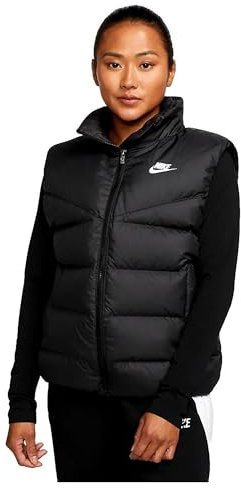 NIKE Women's Sportswear Therma-FIT Windrunner Down Vest Black DQ6896-010 Size XL