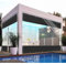 SDLLG Transparente Trennvorhänge mit Ösen, PVC Outdoor Planenvorhänge 0,5mm Klar Seitenplane für Pavillons, Pergola, Balkon e, Gärten,Vorbau 2.5x6m(HxL) Schwarz