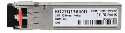 BlueOptics Kompatibler Supermicro SFP28-25G-ER SFP28 Transceiver, LC-Duplex, 25GBASE-ER, Singlemode Fiber, 1310nm, 40KM, DDM, 0°C/+70°C (SFP28-25G-ER-SO-BO) Marke