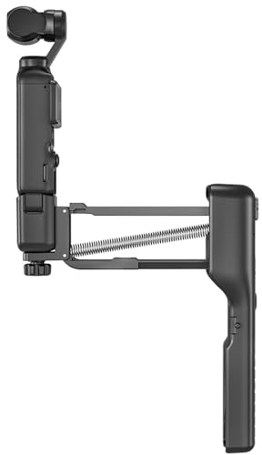 XBERSTAR Hand-Stabilisator für DJI Osmo Pocket 3 Kopf-Handstabilisator, zusammenklappbarer Z-Achsen-Stoßdämpfer, kompatibel mit DJI Osmo Pocket Camera Gimbal (schwarz)