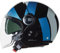 NOLAN HELMET N21 VISOR 06 TANGENTE 353 M, Black/Blue/Silver