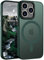ORDA Magnetic Case for iPhone 11 Pro Case Compatible with MagSafe for iphone 11 Pro phone case Translucent Matte Back Slim Shockproof Phone Cover phone case for iphone 11 Pro 5.8-Inch Dark Green