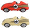 Race Car Balloons Racing Car Foil Balloon Birthday Party Decorations Race Car Theme Party Kids Boy Racing Party Decorations Supplies 2PCS (Red and Yellow)