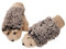 Igel-Handschuhe Kinder,Igel-Fäustlinge - Gestrickte Handschuhe für kaltes Wetter,Cartoon-Igel-Winterhandschuhe, Damen-Winterwolle, warme Fäustlinge, schöne Strickhandschuhe ohne Finger für Erwachsene
