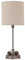 firstchoicelighting Antique Gold Mouse Table Lamp or Bedside Light with Oatmeal Linen Fabric Shade, Resin Animal, Height 42 cm, LED Compatible