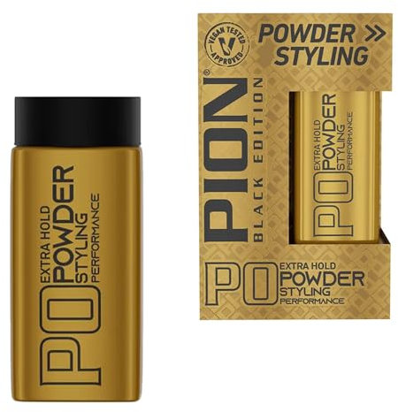 Pion Haarstyling-Puderwachs, 20 g, ultra Halt, natürlicher, matter Look, strukturierend, volumenspendend (20 g (1er Pack), P0)