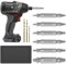 Lot de 9 extracteurs de vis endommagés avec 3 forets hélicoïdaux 63-65 HRC HSS 6542 pour enlever les vis endommagées
