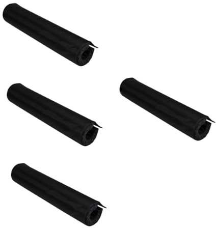 Supvox 4 Stück Langhantel-Pads Squat-Rack Fitnessstudio Planenstangen Kabel Barbell Pad für Kniebeugen Barbell Kniebeugenpolster Fitness-Langhantel-Abdeckung Langhantelpolster Nylon Black
